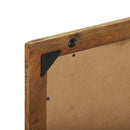 vidaXL Fürdőszobai tükör polcokkal Barna Újrahasznosított Masszív Fa