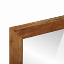 vidaXL Fürdőszobai tükör Barna 50 x 22 x 70 cm Tömör Fa Akácia