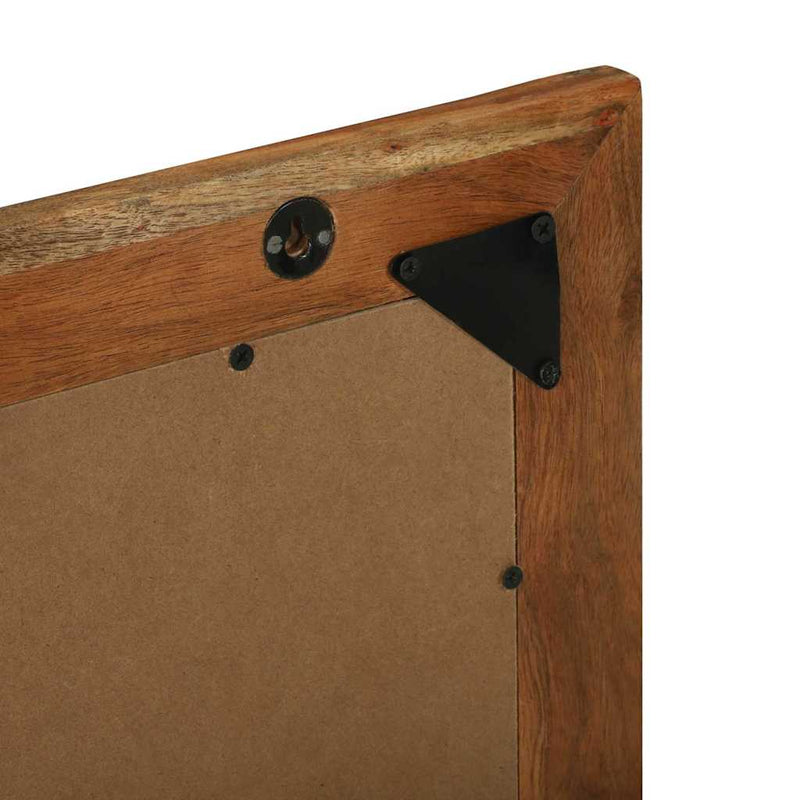 vidaXL Fürdőszobai tükör Barna 50 x 22 x 70 cm Tömör Fa Akácia