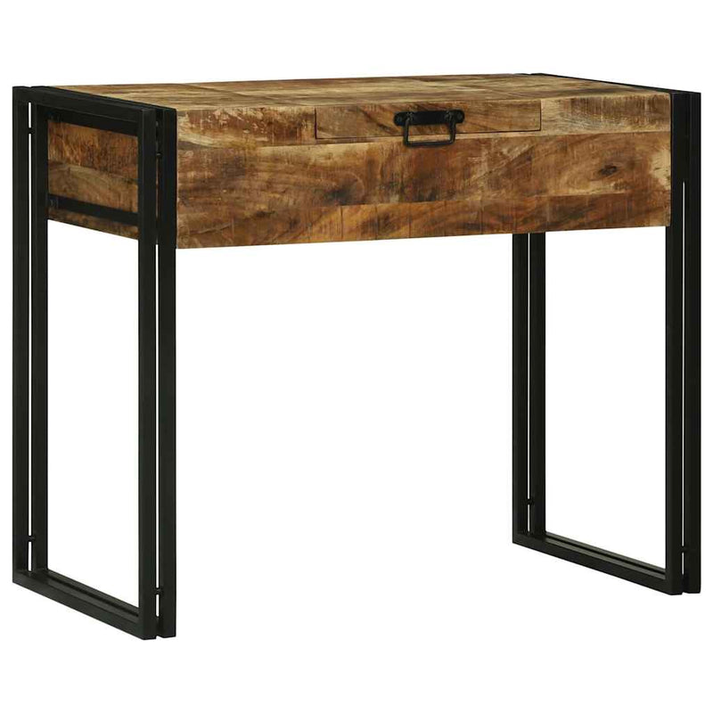 vidaXL Hálószobai Öltöztető Asztal Barna 90 x 50 x 75 cm Tömör mangófa