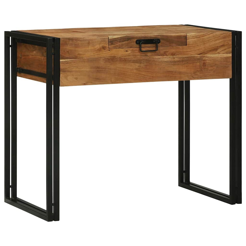 vidaXL Hálószobai Öltöztető Asztal Barna 90 x 50 x 75 cm Tömör akácfa
