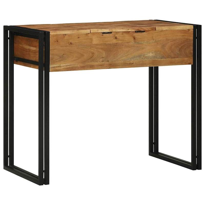 vidaXL Hálószobai Öltöztető Asztal Barna 90 x 50 x 75 cm Tömör akácfa