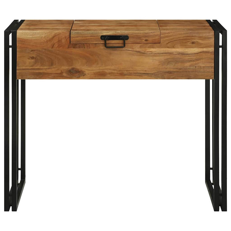 vidaXL Hálószobai Öltöztető Asztal Barna 90 x 50 x 75 cm Tömör akácfa