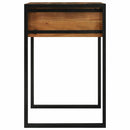 vidaXL Hálószobai Öltöztető Asztal Barna 90 x 50 x 75 cm Tömör akácfa