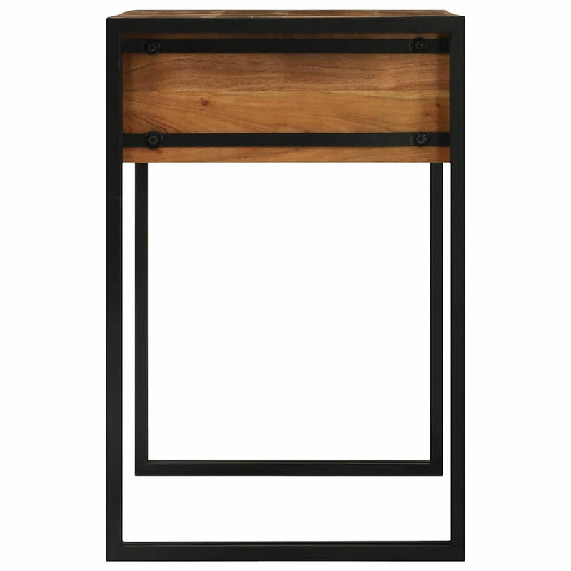 vidaXL Hálószobai Öltöztető Asztal Barna 90 x 50 x 75 cm Tömör akácfa