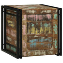 vidaXL Tárolódobozok 50 x 50 x 50 cm Tömör újrahasznosított fa