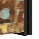 vidaXL Tároló Doboz Barna és fekete 40 x 40 x 40 cm Tömör akácfa