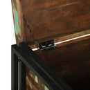 vidaXL Tároló Doboz tárolóval 60 x 40 x 41 cm Újrahasznosított fa