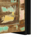 vidaXL Tároló Doboz tárolóval 60 x 40 x 41 cm Újrahasznosított fa