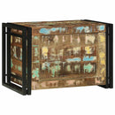 vidaXL Tároló Doboz tárolóval 60 x 40 x 41 cm Újrahasznosított fa