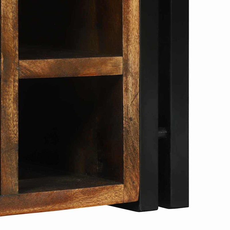 vidaXL Borágas Sokszínű 34.5 x 35 x 39 cm Tömör újrahasznosított fa