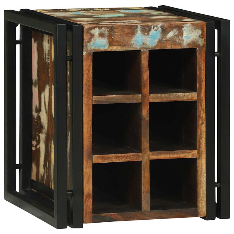 vidaXL Borágas Sokszínű 34.5 x 35 x 39 cm Tömör újrahasznosított fa