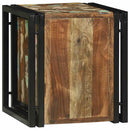 vidaXL Borágas Sokszínű 34.5 x 35 x 39 cm Tömör újrahasznosított fa