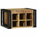 vidaXL Borágas Barna és fekete 46 x 35 x 27.5 cm Tömör mangófa