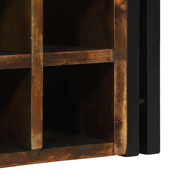 vidaXL Borágas Sokszínű 46 x 35 x 27.5 cm Tömör újrahasznosított fa