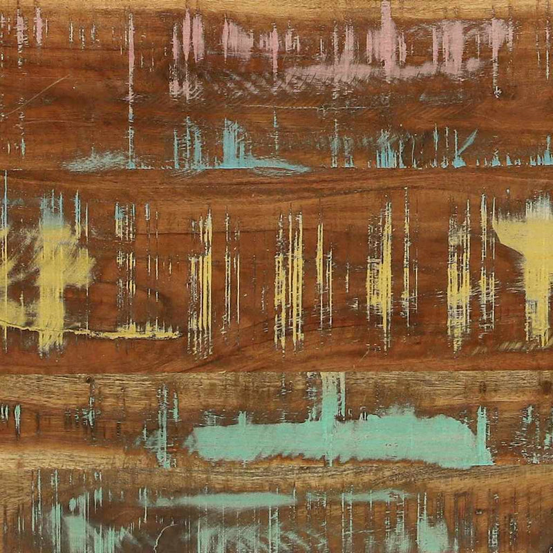 vidaXL Borágas Sokszínű 46 x 35 x 27.5 cm Tömör újrahasznosított fa