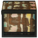 vidaXL Borágas Sokszínű 46 x 35 x 27.5 cm Tömör újrahasznosított fa