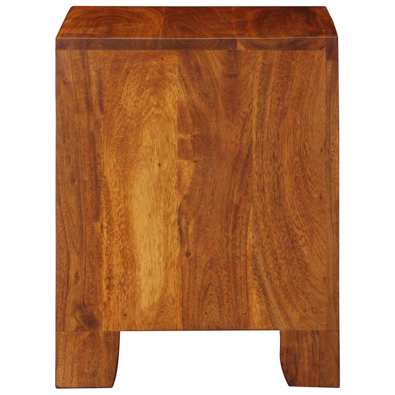 vidaXL éjjeliszekrény 2 db 40x35x45 cm tömör fa akácfa