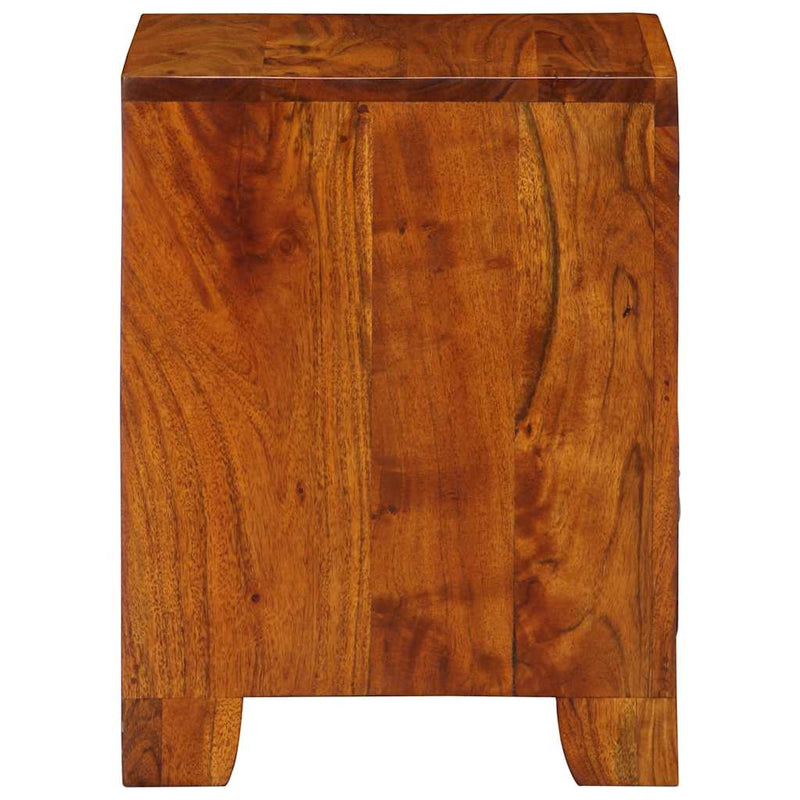 vidaXL éjjeliszekrény 2 db 35x35x45 cm tömör fa akácfa