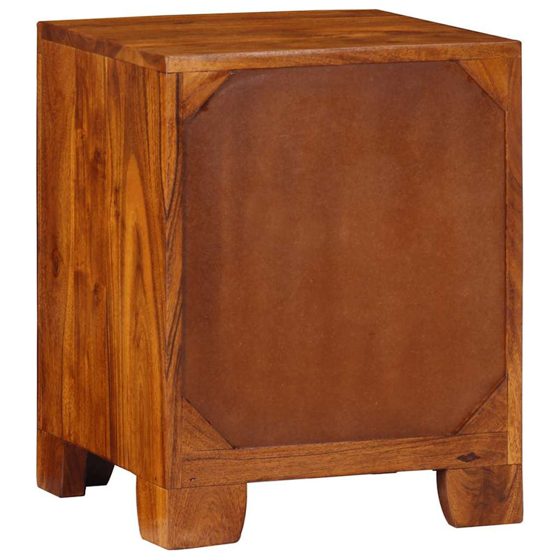 vidaXL éjjeliszekrény 2 db 35x35x45 cm tömör fa akácfa