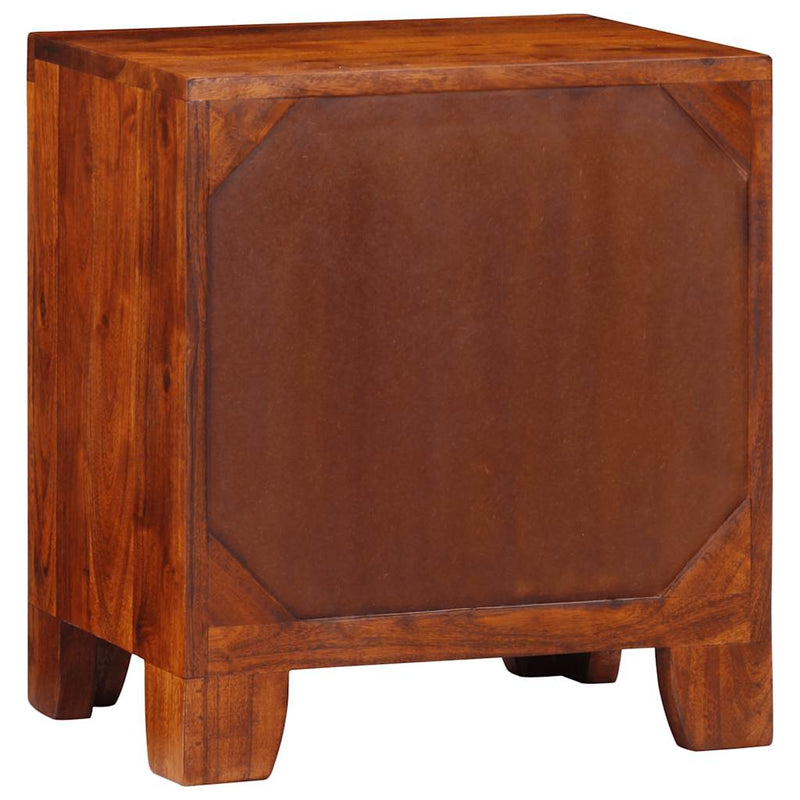 vidaXL éjjeliszekrény 2 db 40x30x45 cm tömör fa akácfa