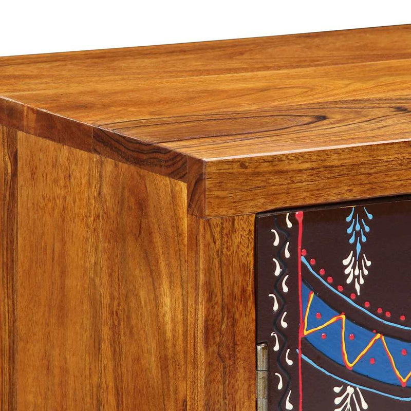 vidaXL tömörfa akácfa többszínű komód 50x35x60