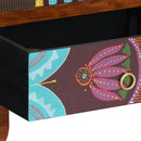 vidaXL tömörfa akácfa többszínű komód 50x35x60