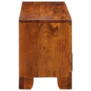 vidaXL tömör akácfa többszínű TV-szekrény 110x30x40