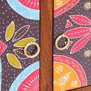 vidaXL tömör akácfa többszínű TV-szekrény 110x30x40