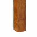 vidaXL Íróasztal Barna 110 x 50 x 73 cm Tömör Akácfa és Műanyag Fa