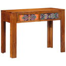 vidaXL Asztal fiókkal tárolóval Barna 100 x 50 x 75 cm Tömör akácfa