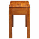 vidaXL Asztal fiókkal tárolóval Barna 100 x 50 x 75 cm Tömör akácfa