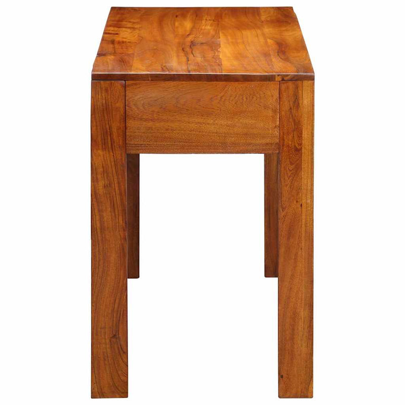 vidaXL Asztal fiókkal tárolóval Barna 100 x 50 x 75 cm Tömör akácfa