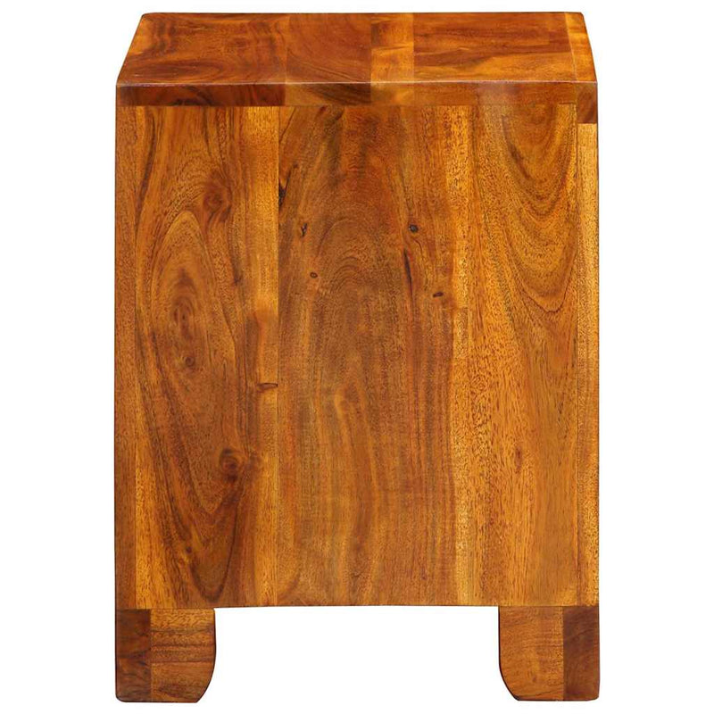 vidaXL Széf Sokszínű 40 x 35 x 45 cm tömör akácfa