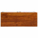 vidaXL Cipőszekrény tárolóval Barna 90 x 35 x 55 cm Tömör Akácfa