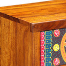 vidaXL Éjjeliszekrény fiókkal Barna 40 x 35 x 35 cm tömör akácfa