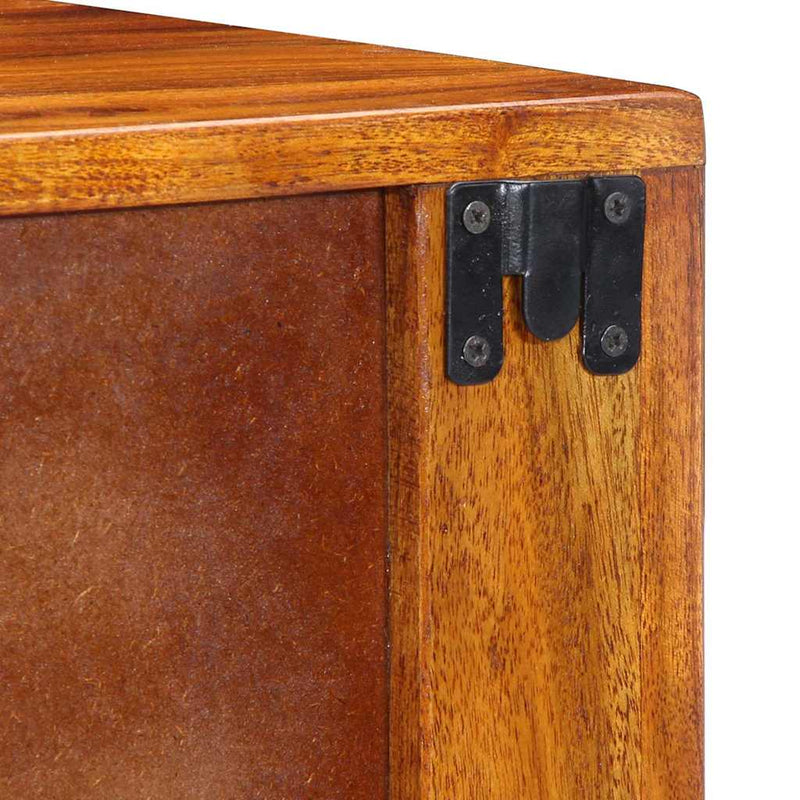 vidaXL Éjjeliszekrény fiókkal 2 pcs Barna 40 x 35 x 35 cm tömör akácfa