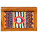 vidaXL Éjjeliszekrény fiókkal 2 pcs Barna 35 x 30 x 22 cm