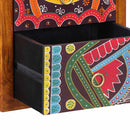 vidaXL Éjjeliszekrény fiókkal Barna 35 x 30 x 40 cm tömör akácfa