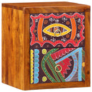 vidaXL Éjjeliszekrény fiókkal Barna 35 x 30 x 40 cm tömör akácfa