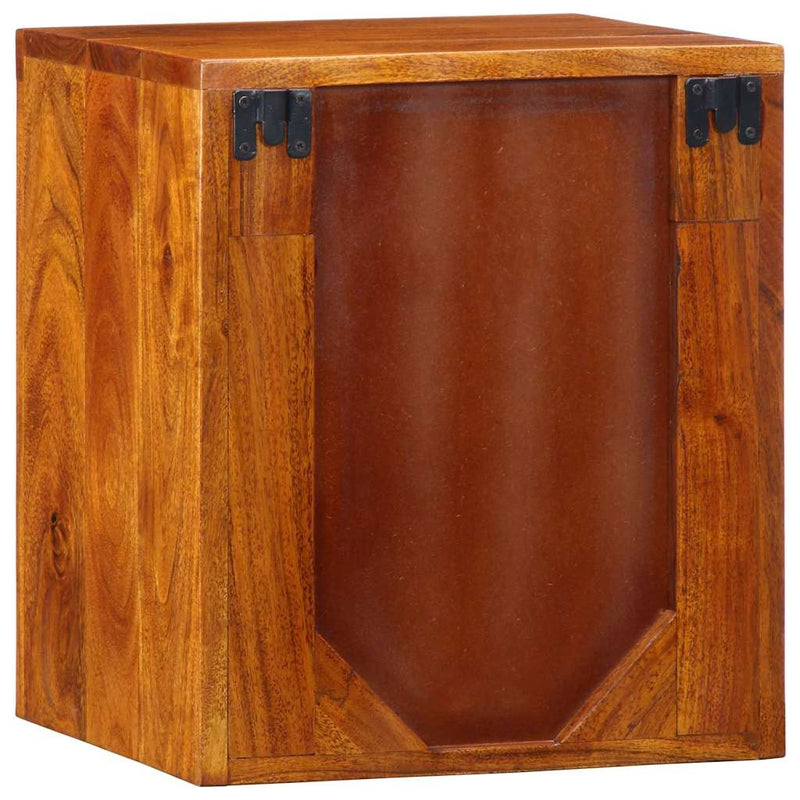 vidaXL Éjjeliszekrény fiókkal 2 pcs Barna 35 x 30 x 40 cm tömör akácfa