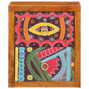 vidaXL Éjjeliszekrény fiókkal 2 pcs Barna 35 x 30 x 40 cm tömör akácfa