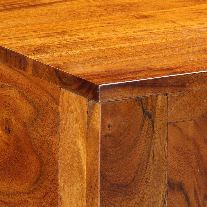 vidaXL Öltözködőasztal fiókkal Barna 90 x 45 x 75 cm Tömör akácfa
