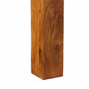 vidaXL Öltözködőasztal fiókkal Barna 90 x 45 x 75 cm Tömör Akácfa