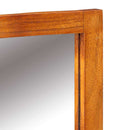 vidaXL Öltözködőasztal fiókkal Barna 90 x 45 x 75 cm Tömör Akácfa