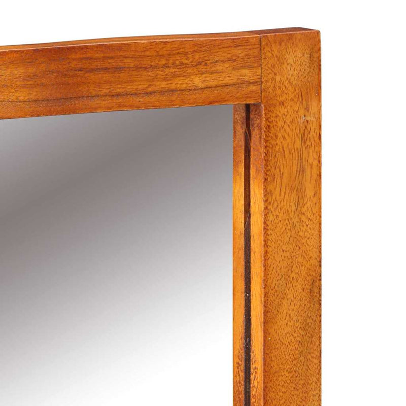 vidaXL Öltözködőasztal fiókkal Barna 90 x 45 x 75 cm Tömör akácfa