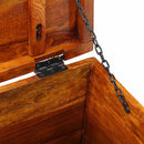 vidaXL Tároló Doboz Sokszínű 50 x 30 x 40 cm tömör akácfa