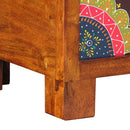 vidaXL Tároló Doboz Sokszínű 50 x 30 x 40 cm tömör akácfa