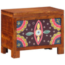 vidaXL Tároló Doboz Sokszínű 50 x 30 x 40 cm tömör akácfa