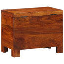 vidaXL Tároló Doboz Sokszínű 50 x 30 x 40 cm tömör akácfa